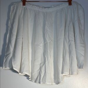 Fashion Nova Gauzy Off Shoulder Top